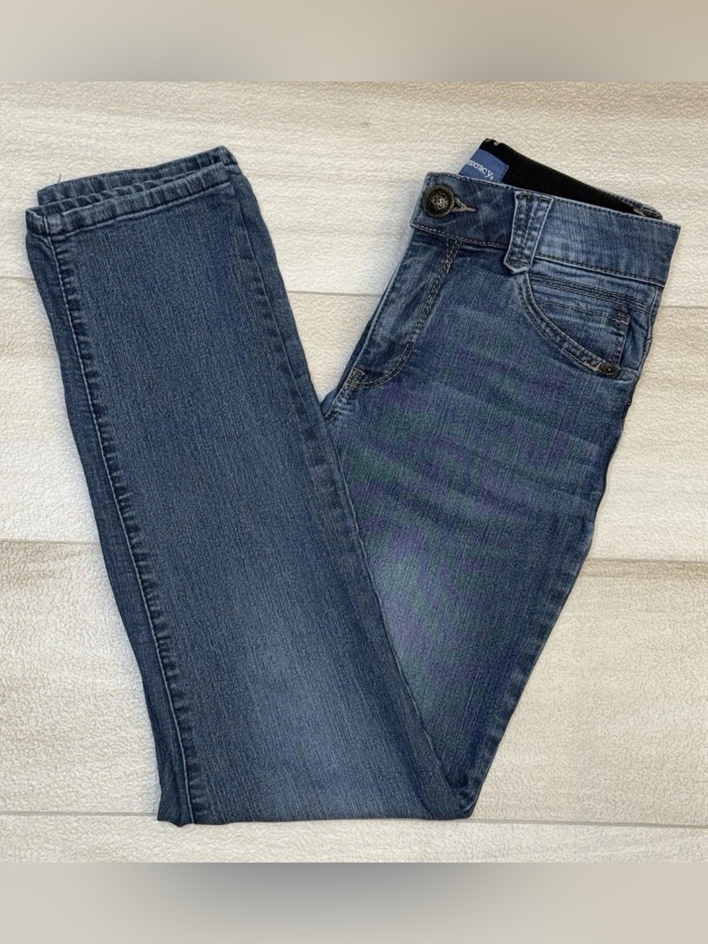 Democracy Ab Solution Skinny Jeans Women's
Size OP Blue 26x28 - Picture 3 of 7